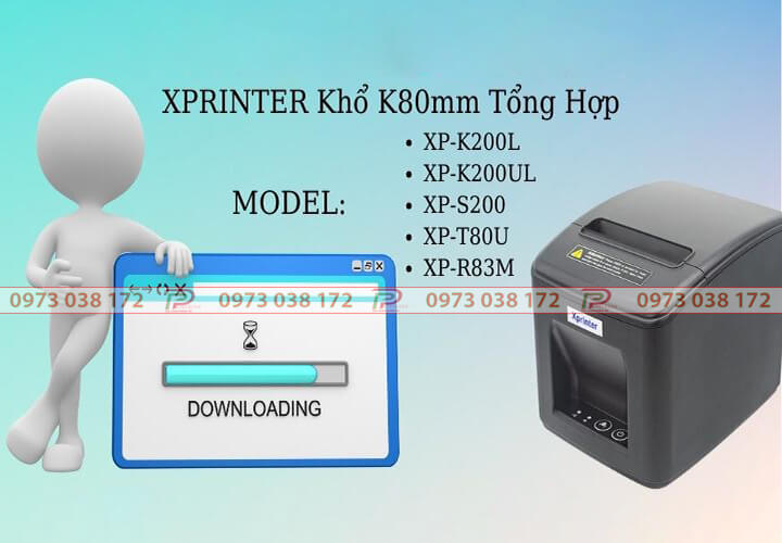 Cài đặt máy in hóa đơn Xprinter XP-80C
